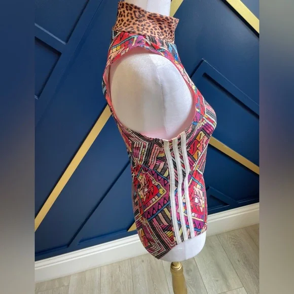 adidas originals mixed print bodysuit - Picture 6 of 8